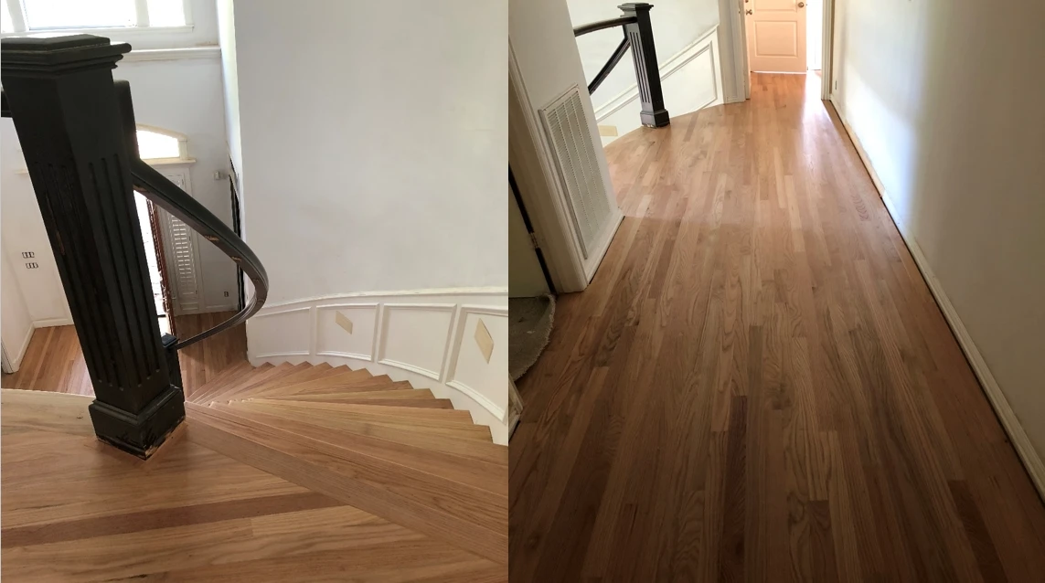 Custom flooring installation